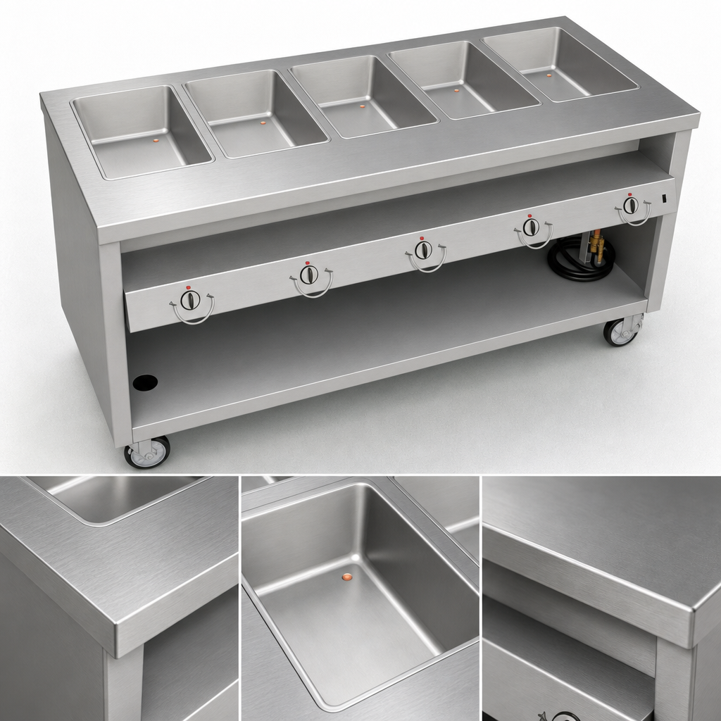 Heavy-Duty Stainless Steel Top