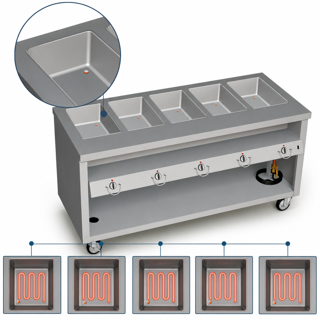 Sealed Hot Food Wells