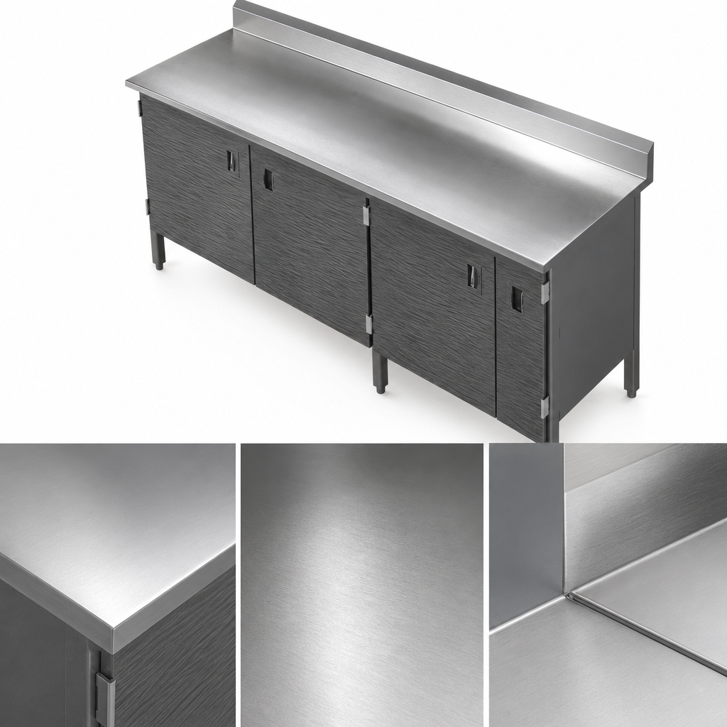 16-Gauge Stainless Steel Top