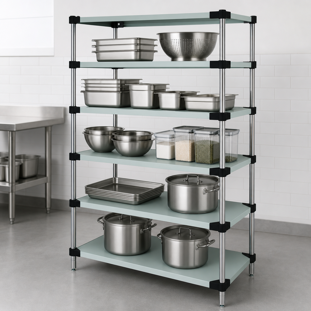 Five Solid Shelves