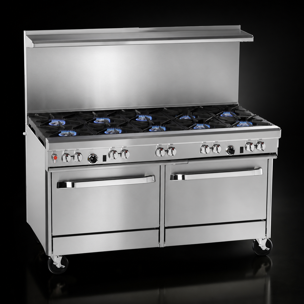 Eight Open Burners