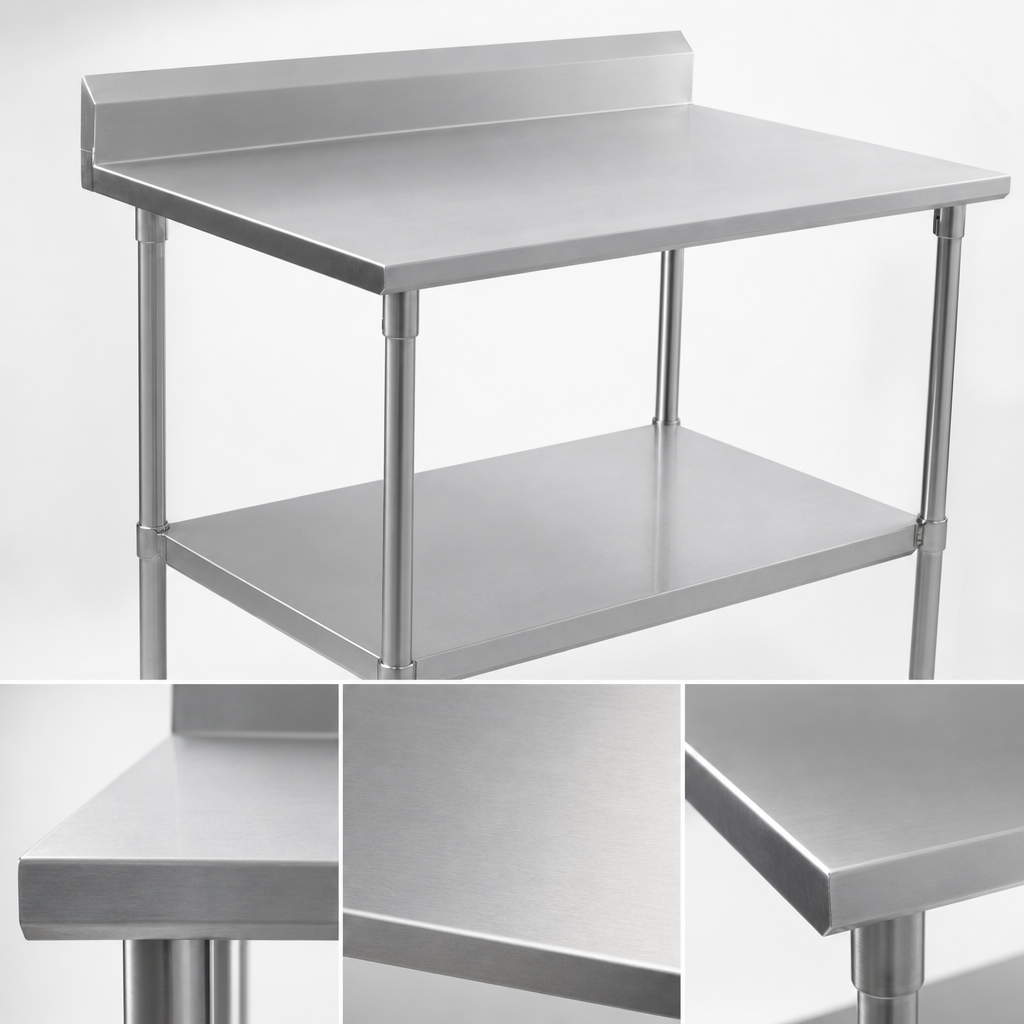 16-Gauge Stainless Steel Top