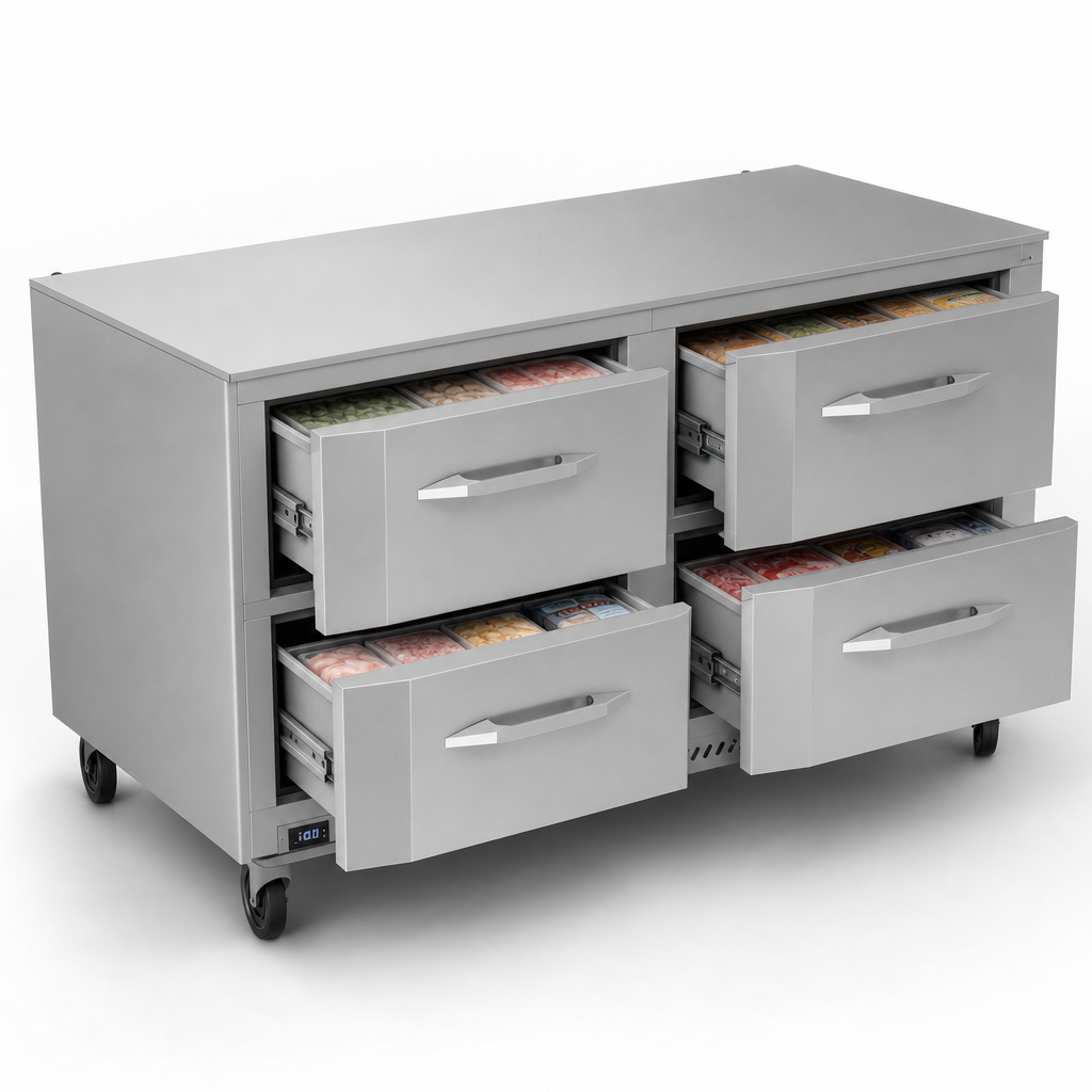 Four-Drawer Access
