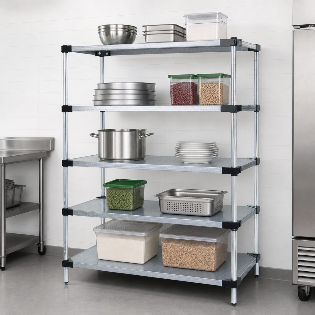 Five Solid Shelves