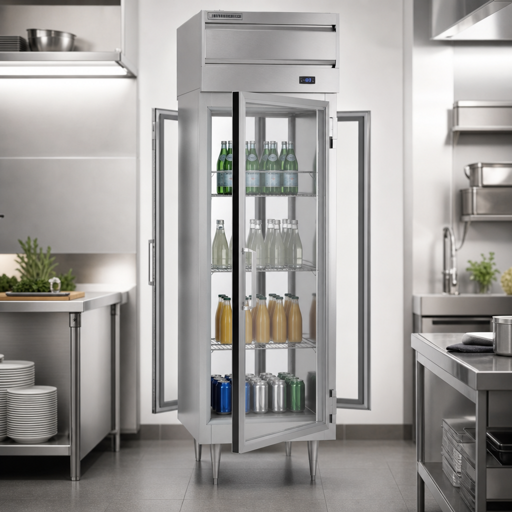 Pass-Thru Glass Door Design
