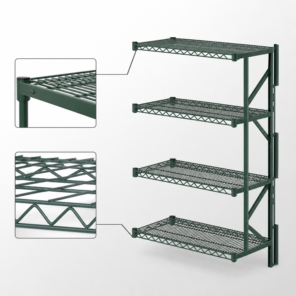 Patented QuadTruss® Shelf Design