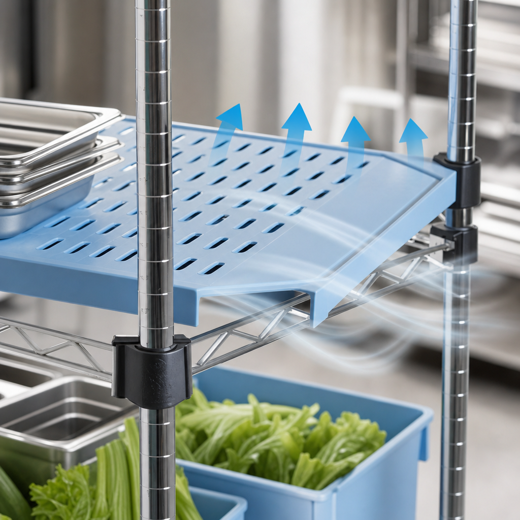 Louvered Shelf Surface