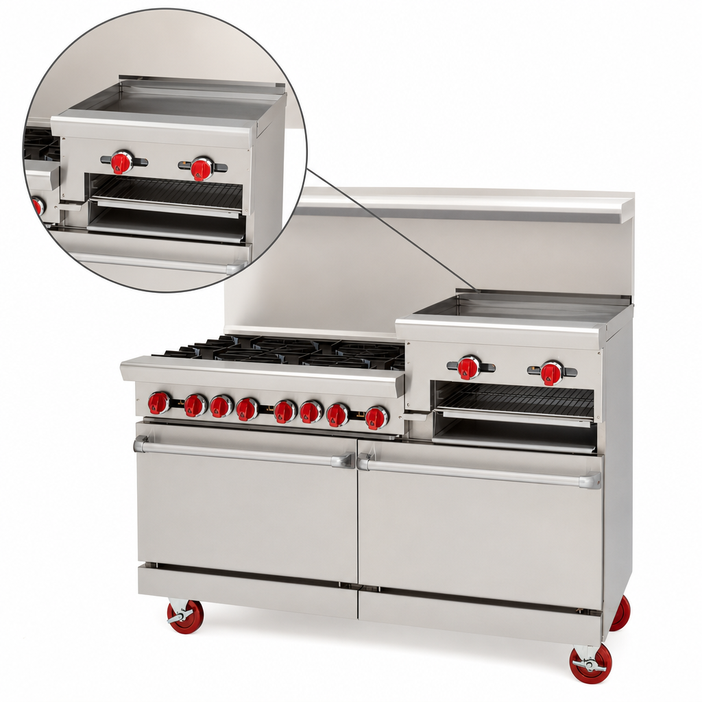 12-Inch Raised Griddle/Broiler