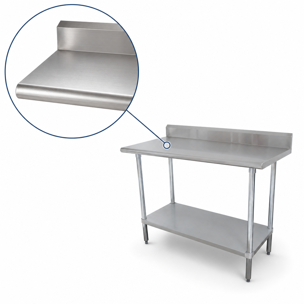 16-Gauge 304 Stainless Steel Top