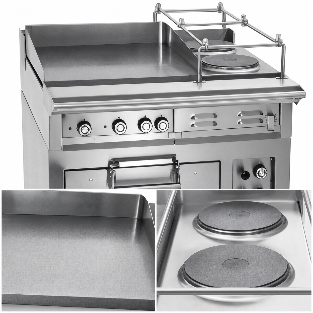 Mixed Cooktop Layout