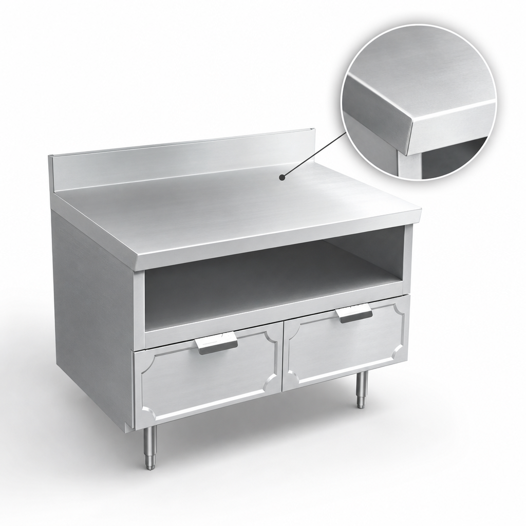 16-Gauge Stainless Steel Top