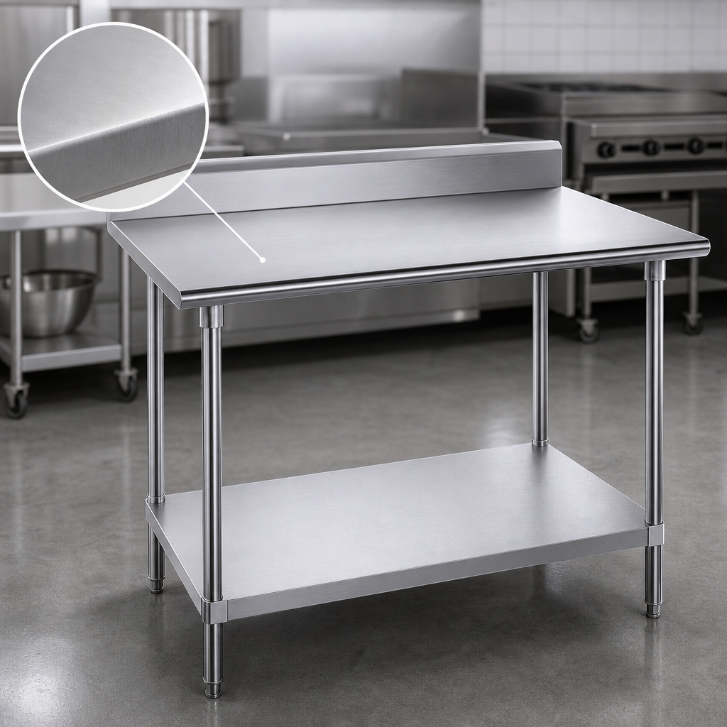 16-Gauge 430 Stainless Steel Top