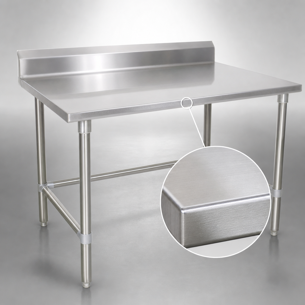 14 Gauge 300 Series Stainless Steel Top