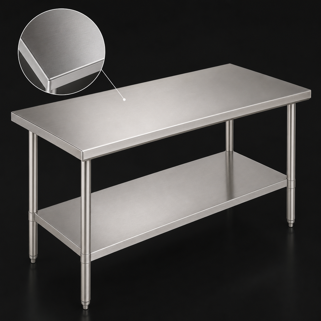 18-Gauge Stainless Steel Top