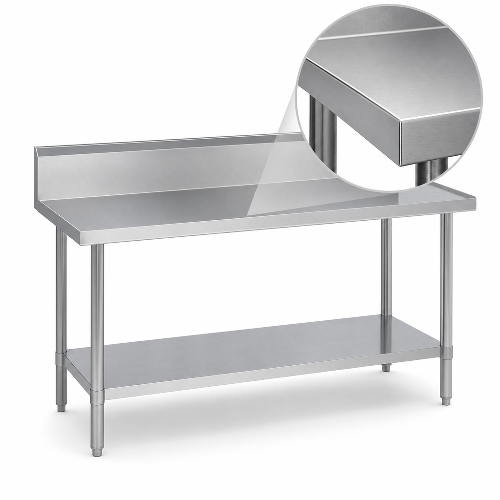 14-Gauge 300-Series Stainless Steel Top