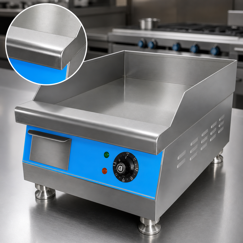Heavy-Duty Steel Griddle Plate
