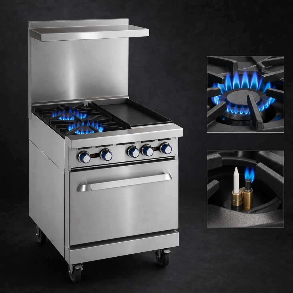High-Output Open Burners