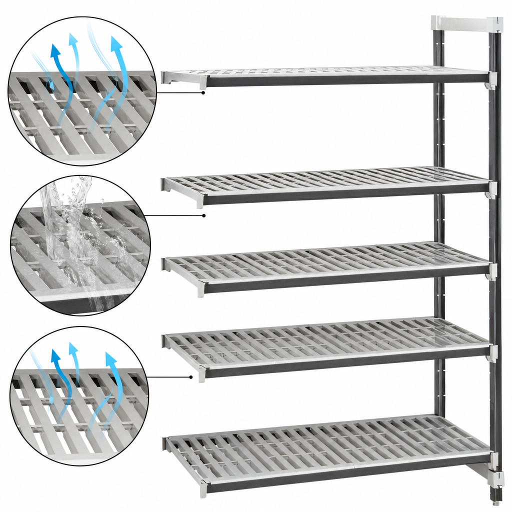 Vented Shelf Plates