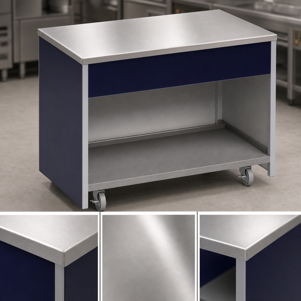 Heavy-Duty Stainless Steel Top