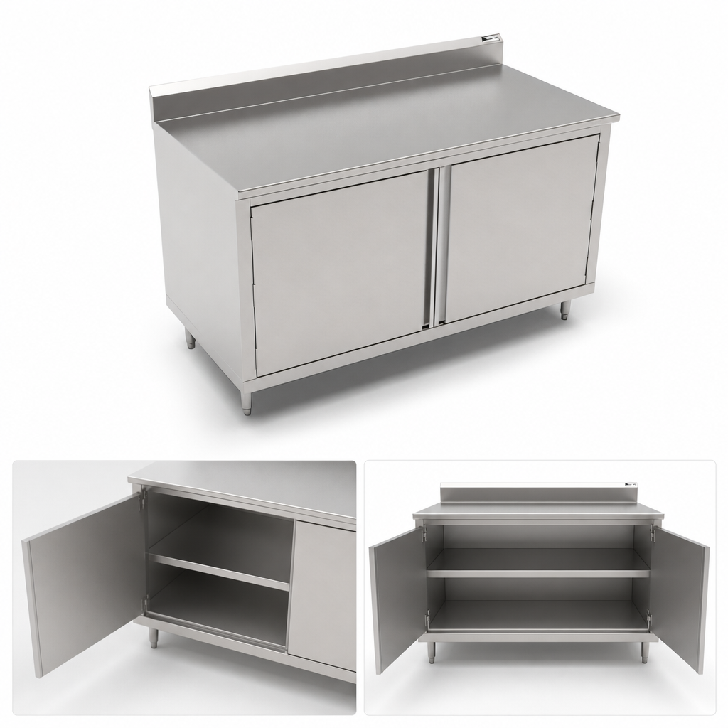 Cabinet Base with Hinged Doors
