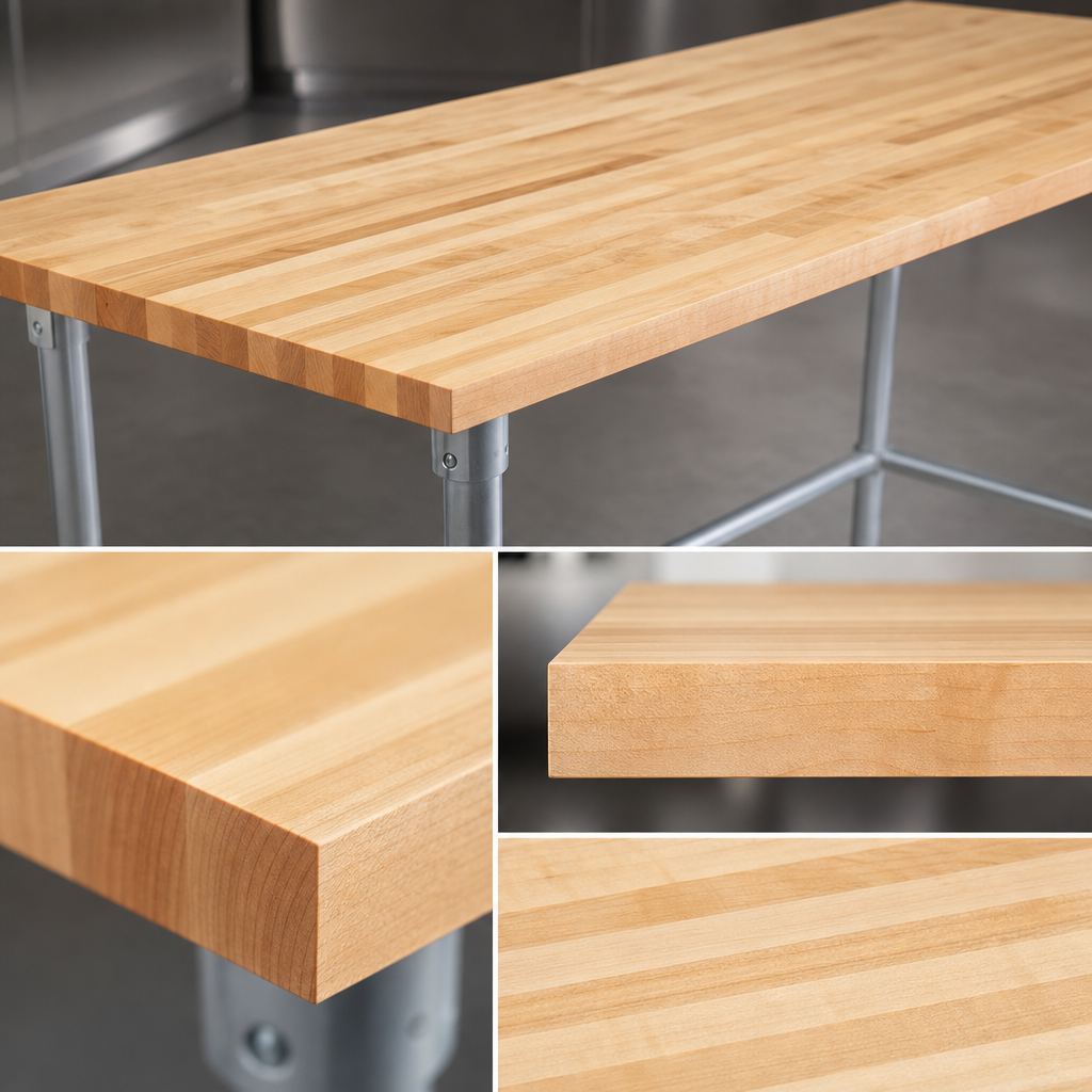Edge-Grain Maple Top