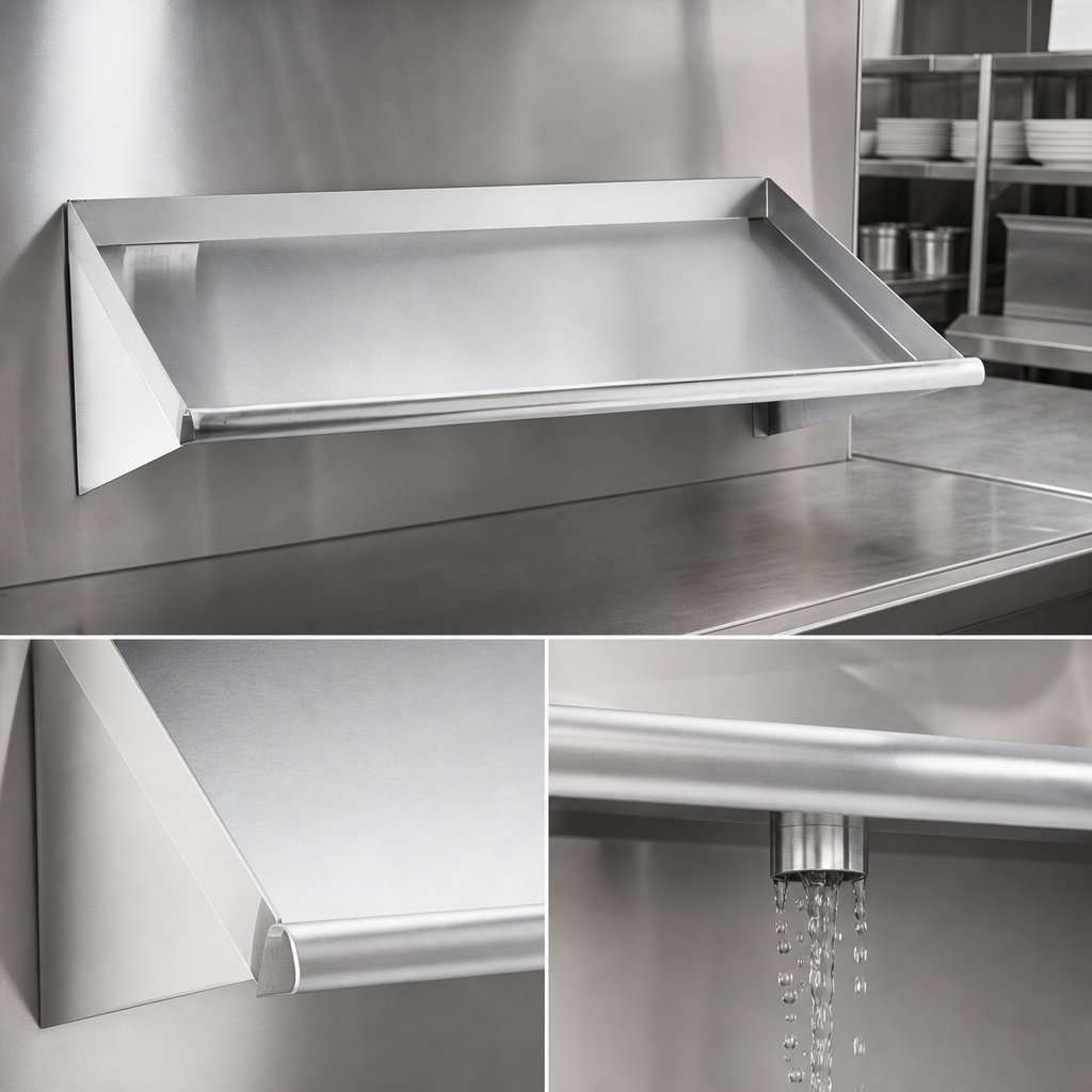 18-Gauge 304 Stainless Steel Construction
