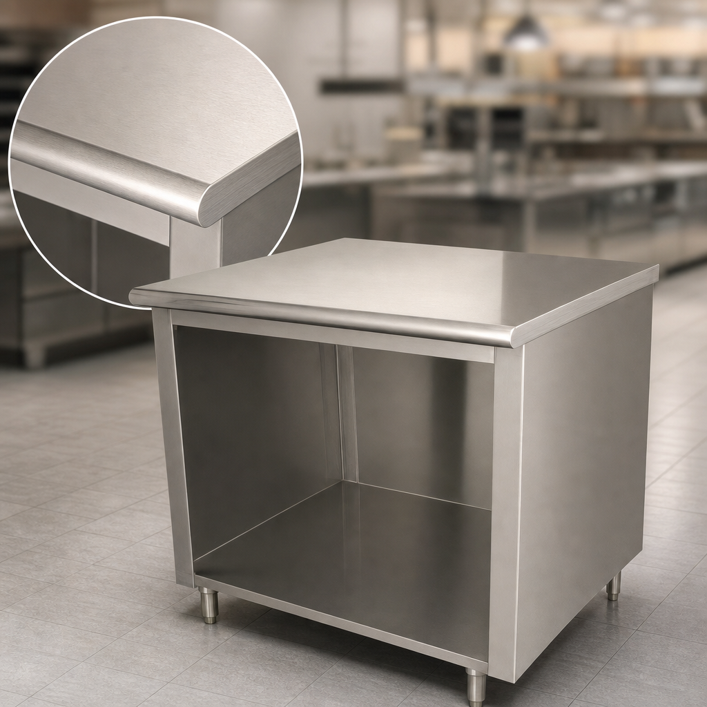 14-Gauge 304 Stainless Steel Top