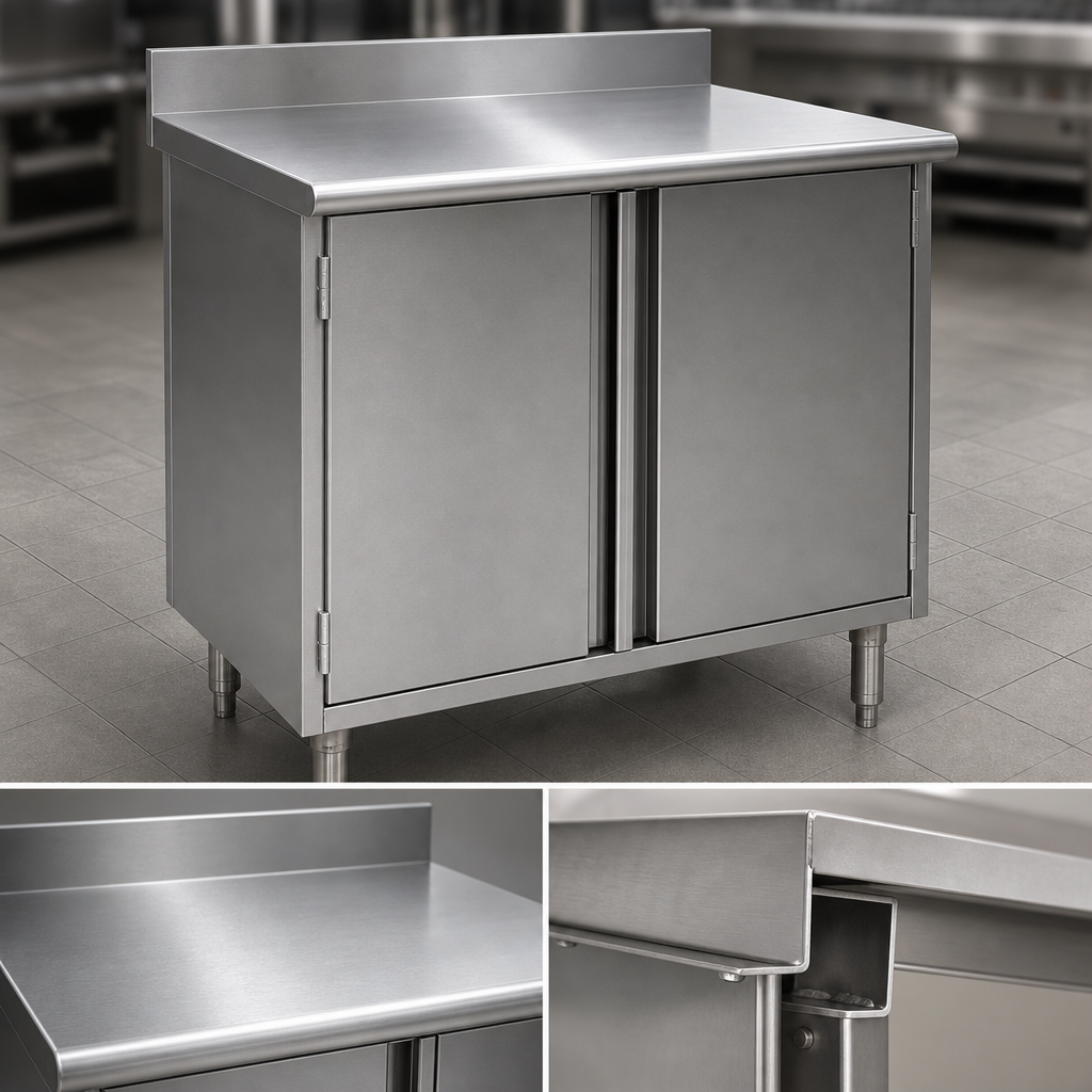 14-Gauge 304 Stainless Steel Top