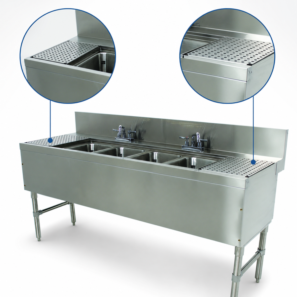 Dual Perforated Drainboards