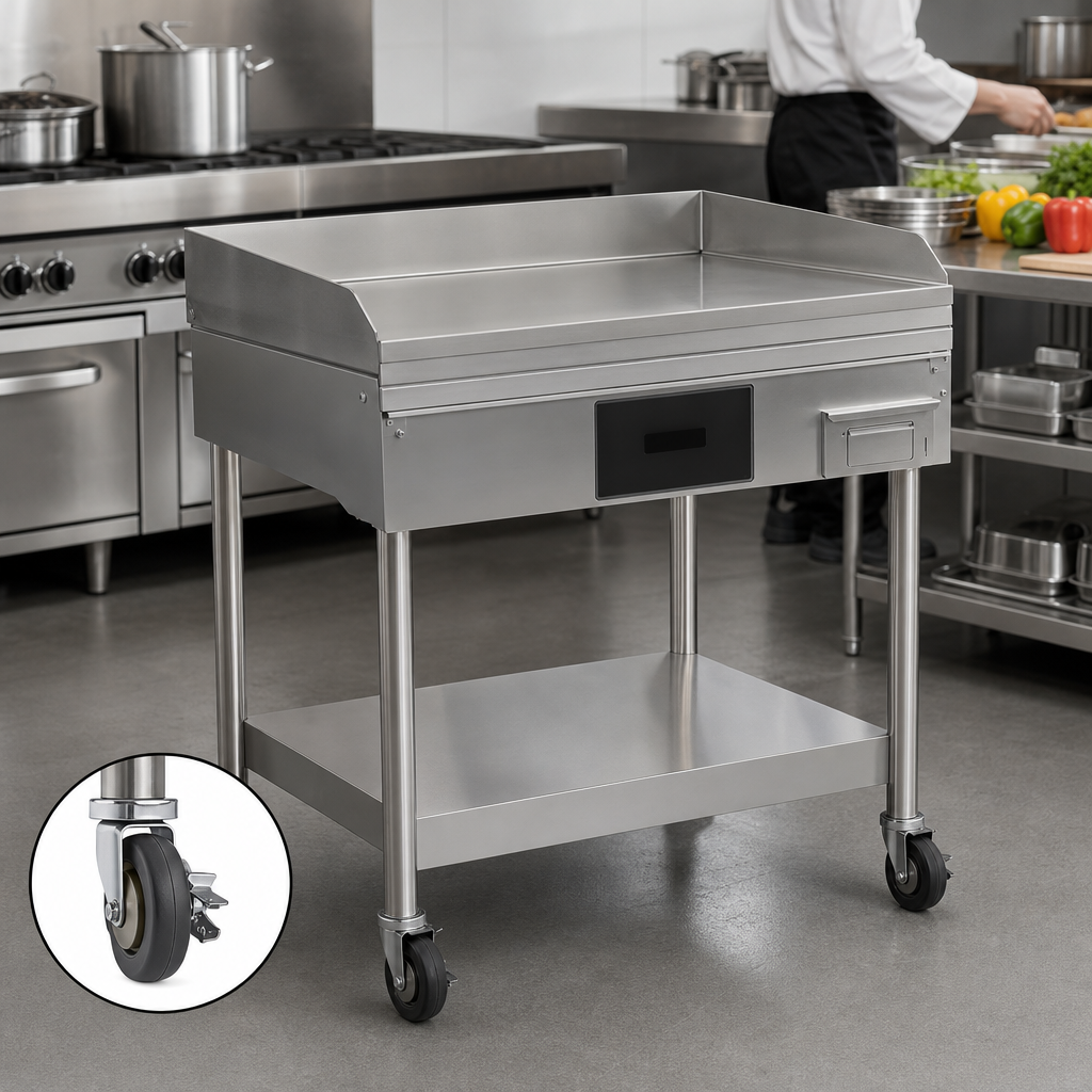 Stand with Casters Included