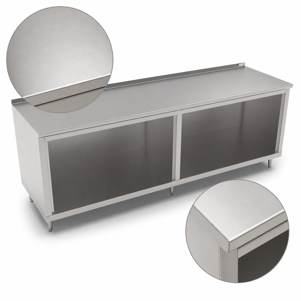 16-Gauge Stainless Steel Top