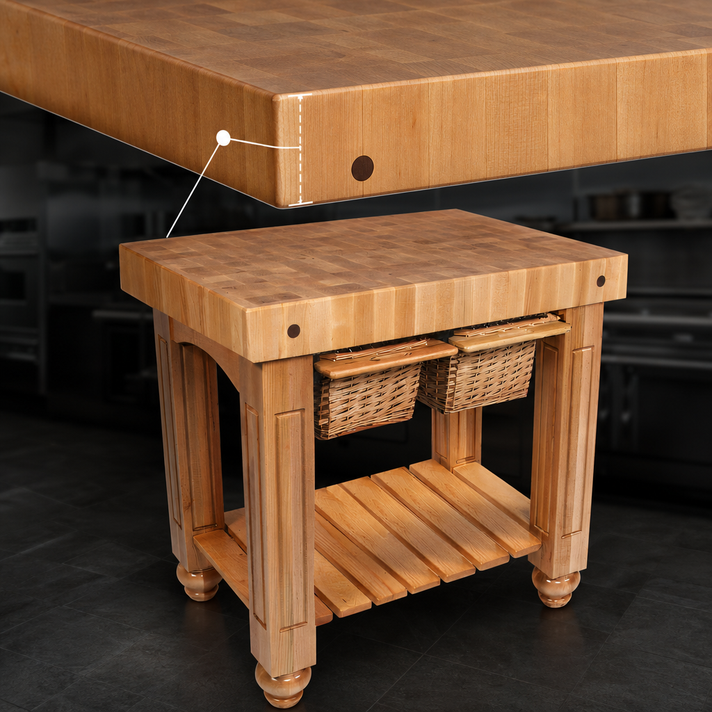 4-Inch Thick End Grain Top