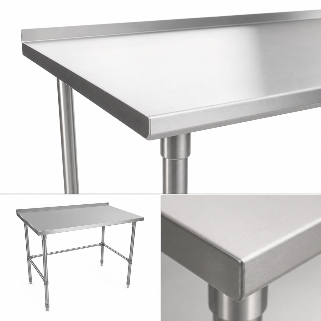 16-Gauge 300-Series Stainless Steel Top