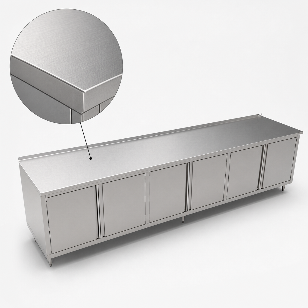 16-Gauge Stainless Steel Top