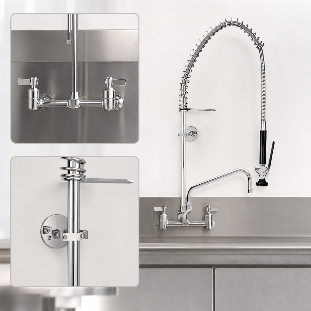 8-Inch Backsplash Mount