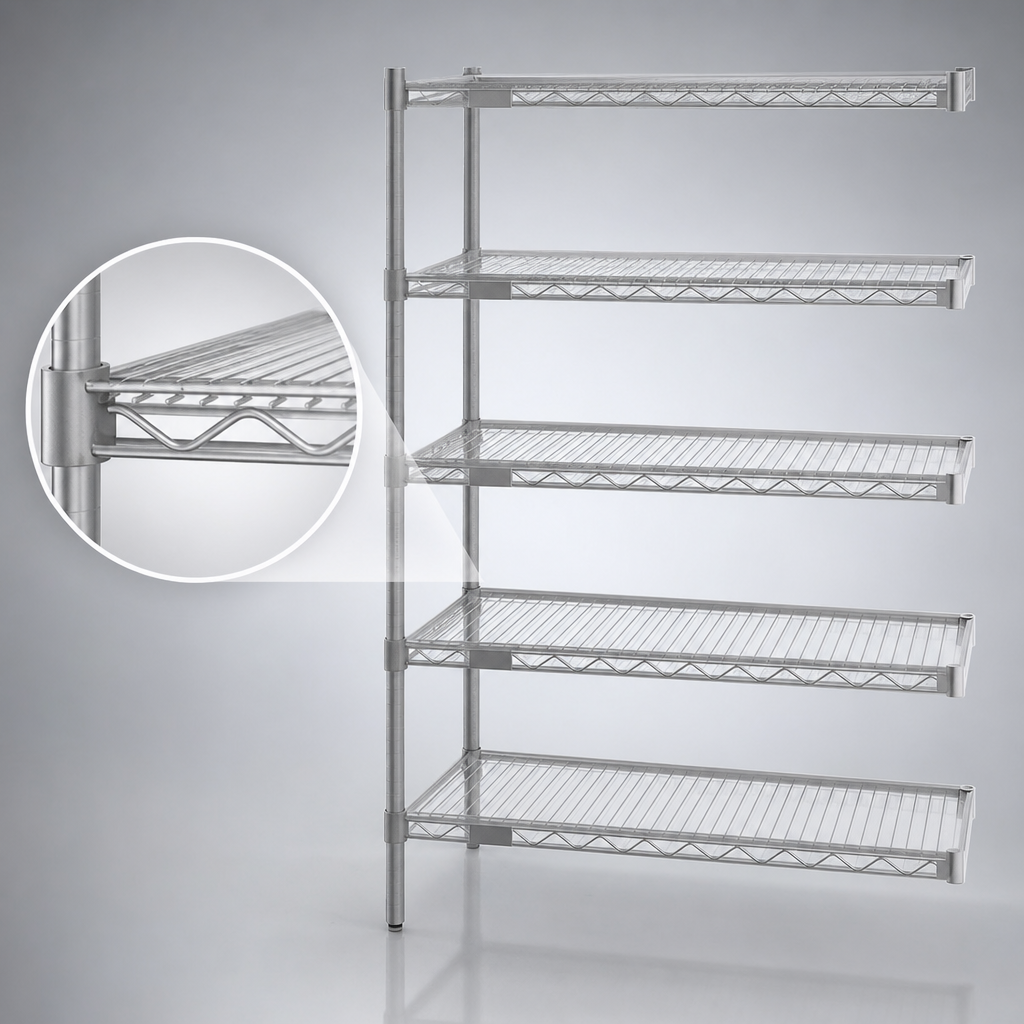 Patented QuadTruss Shelves