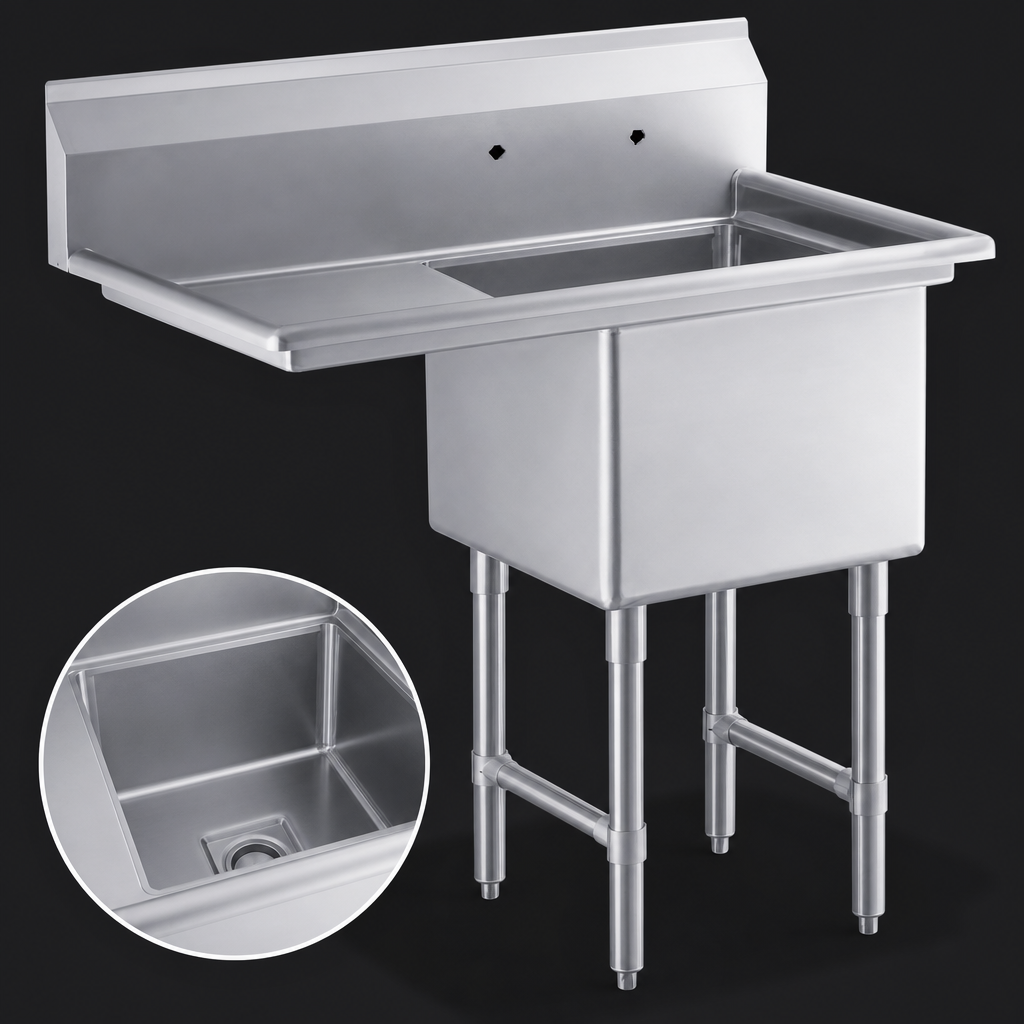 Fabricated Single Compartment Bowl