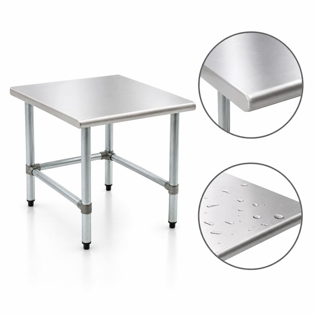 16-Gauge Stainless Steel Top