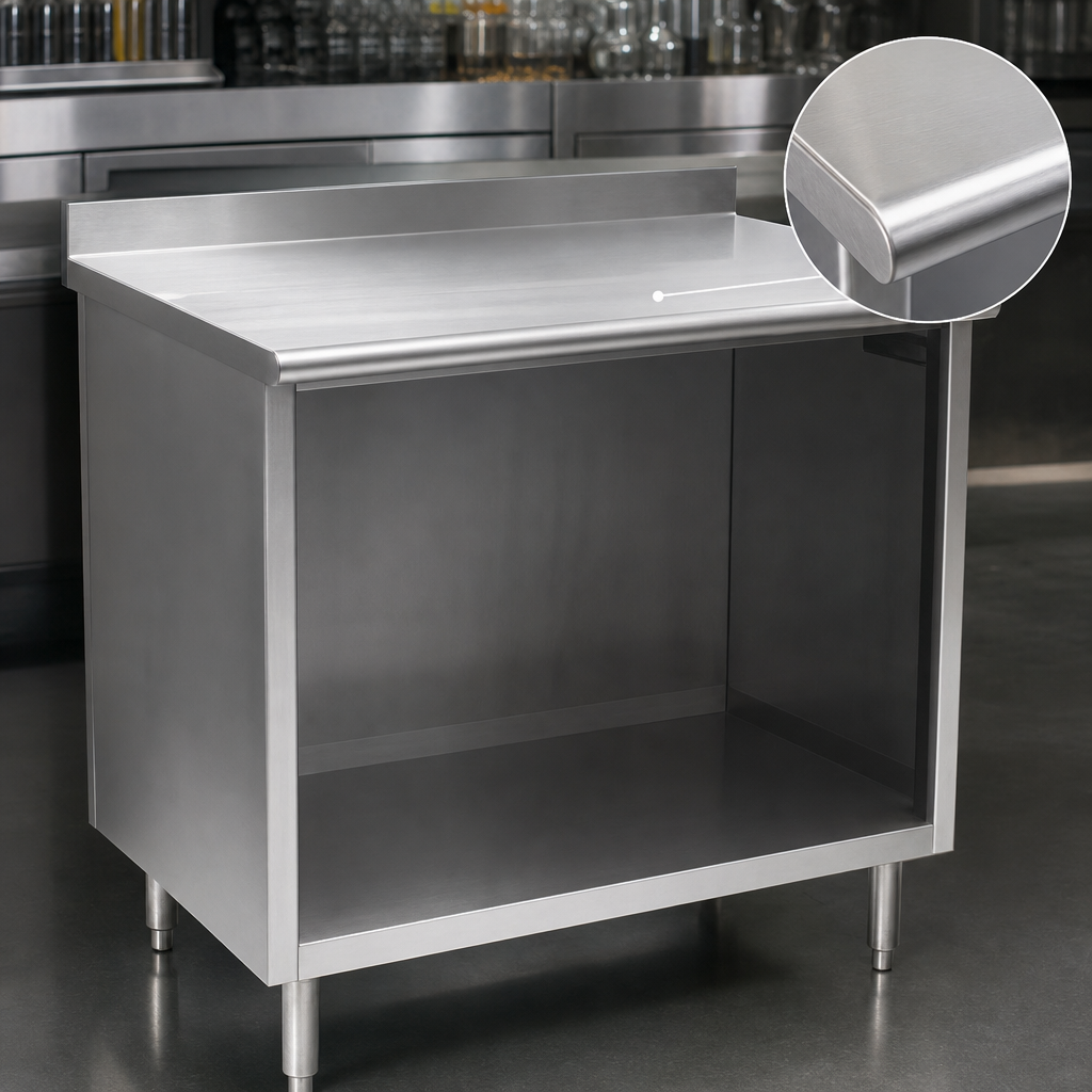 14-Gauge 304 Stainless Steel Top