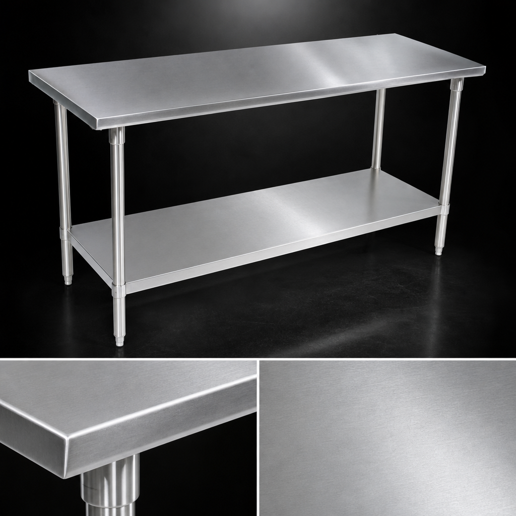 14-Gauge Stainless Steel Top