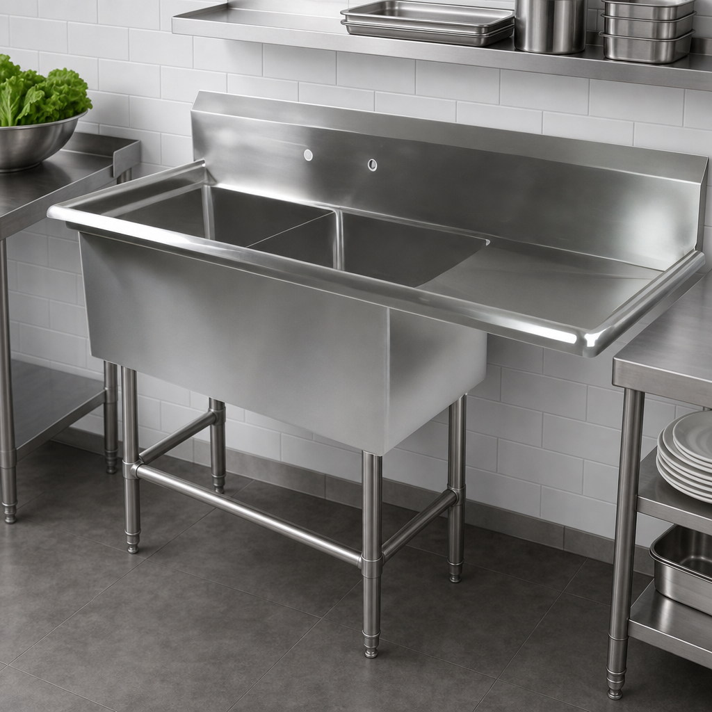 Two-Compartment Sink
