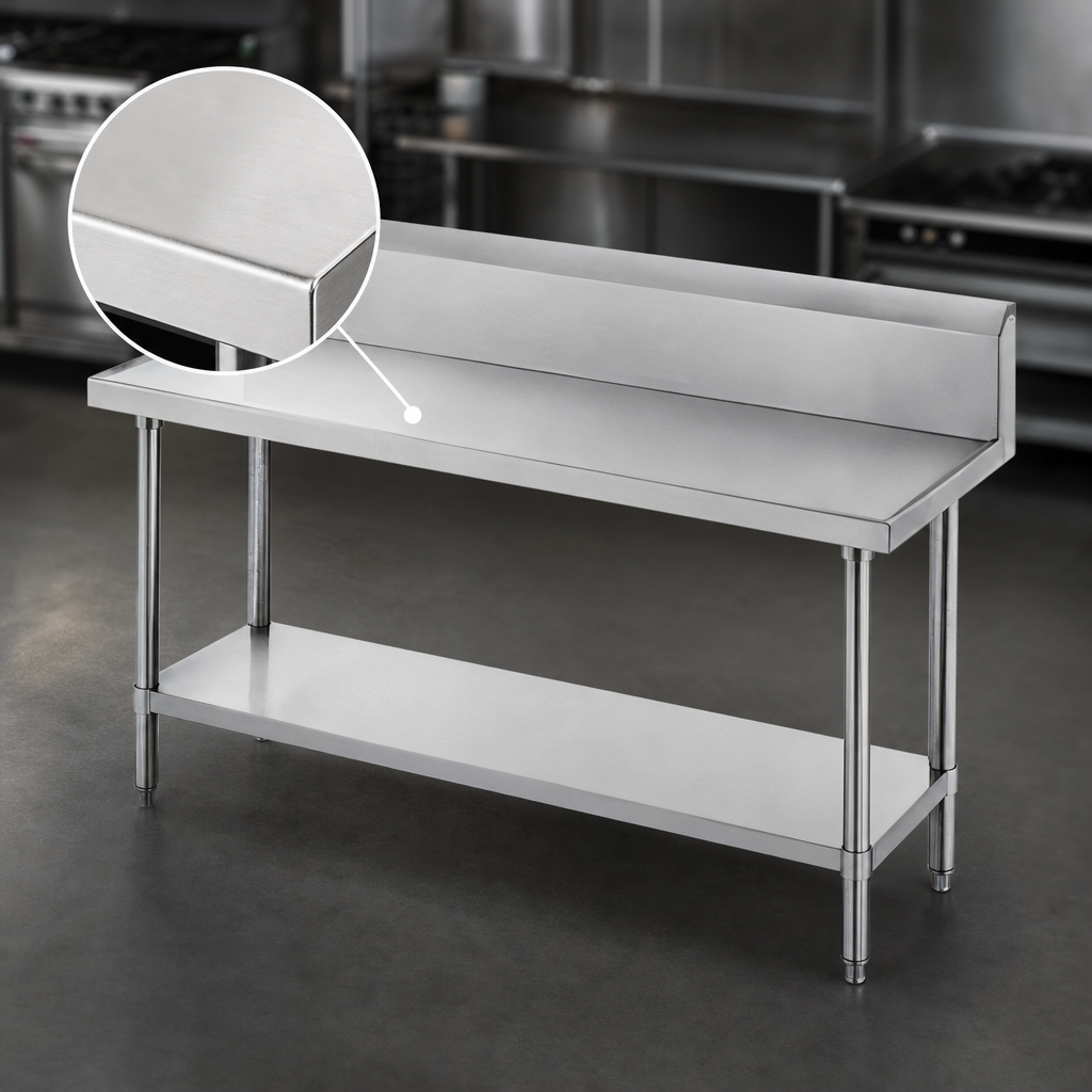 14-Gauge 304 Stainless Steel Top
