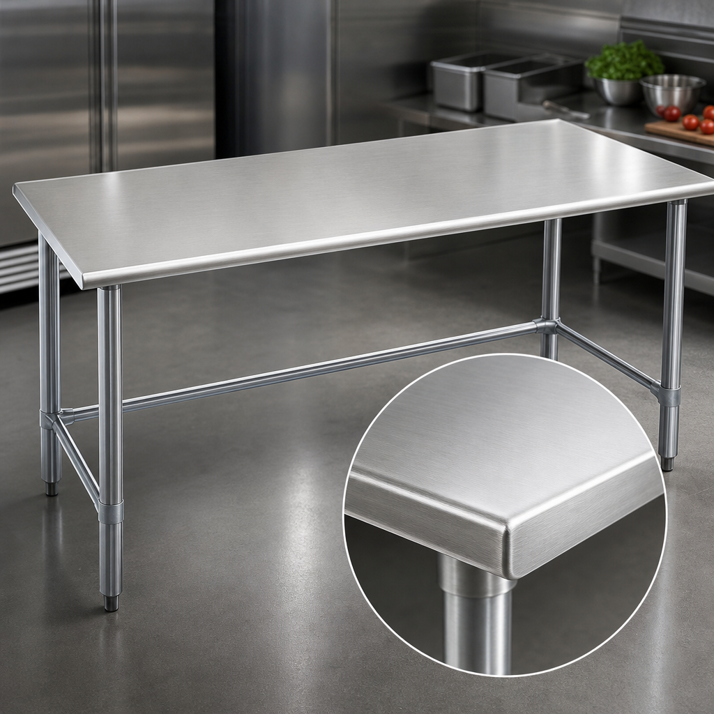 14-Gauge Stainless Steel Top