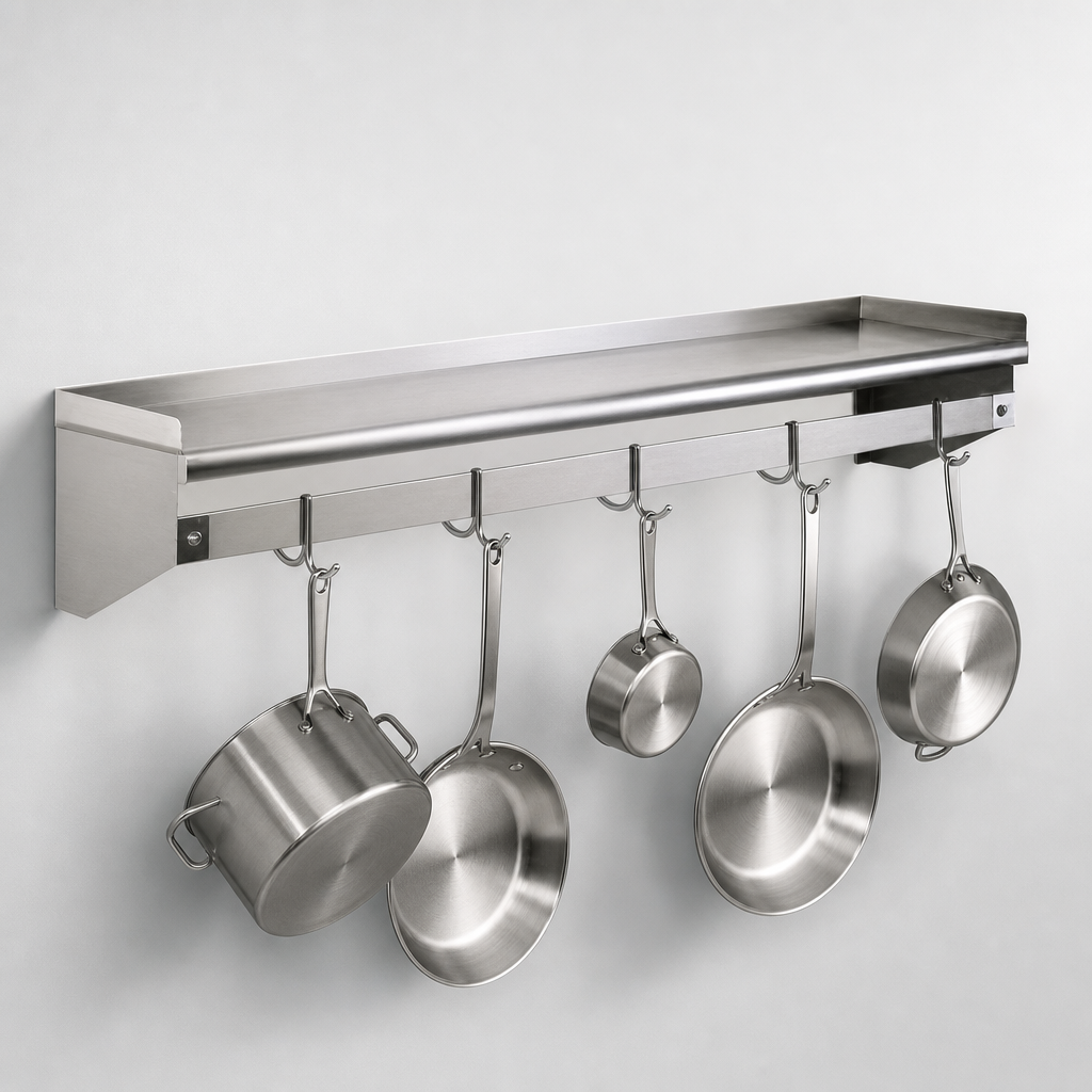 Integrated Pot Rack Bar