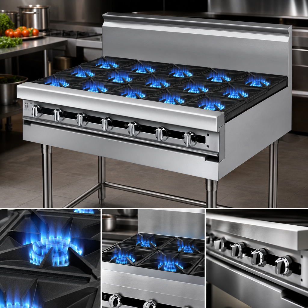 35,000 BTU/hr Cast Iron Open Burners