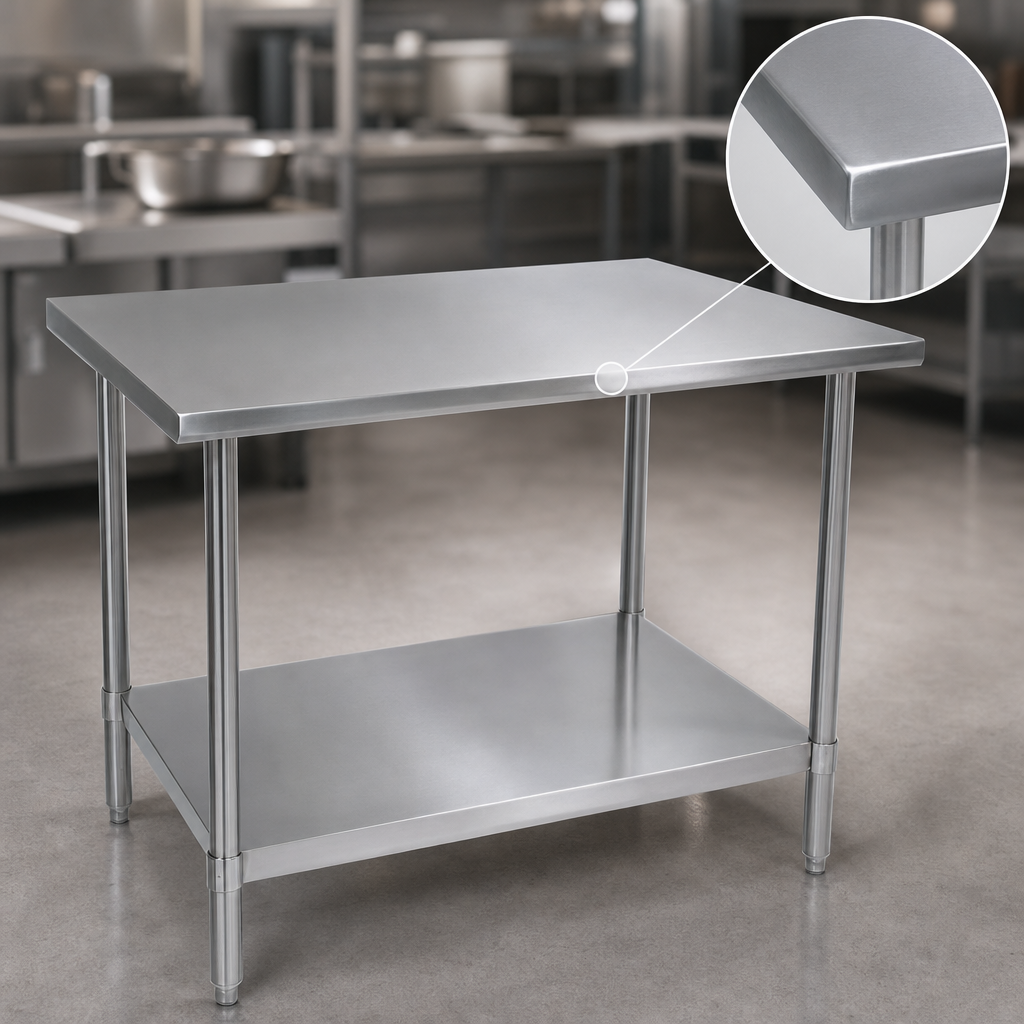 16-Gauge Stainless Steel Top