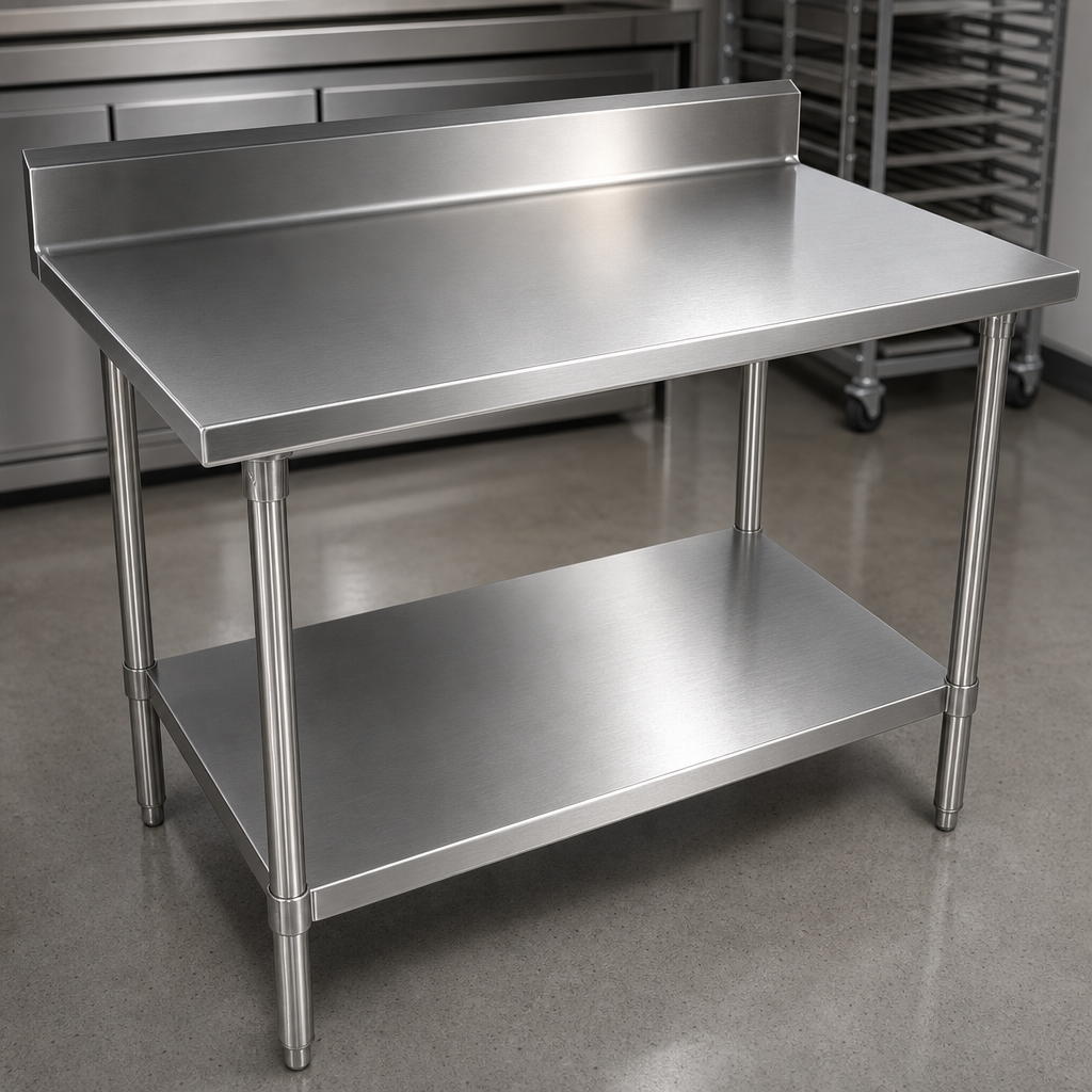 16-Gauge T-304 Stainless Steel Top