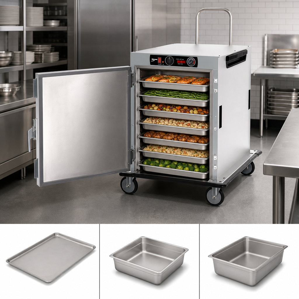 Wide 8-Pan Capacity