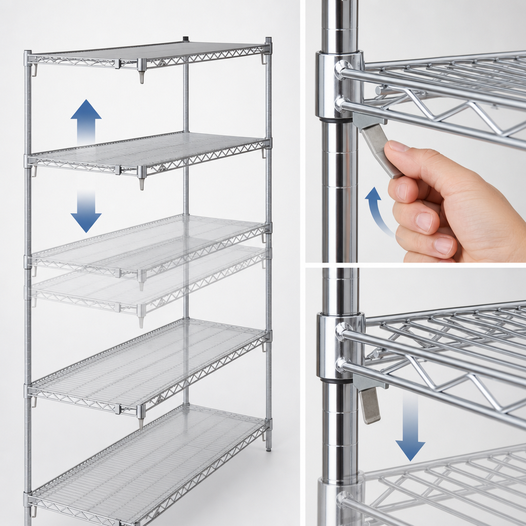 Super Adjustable Shelf System