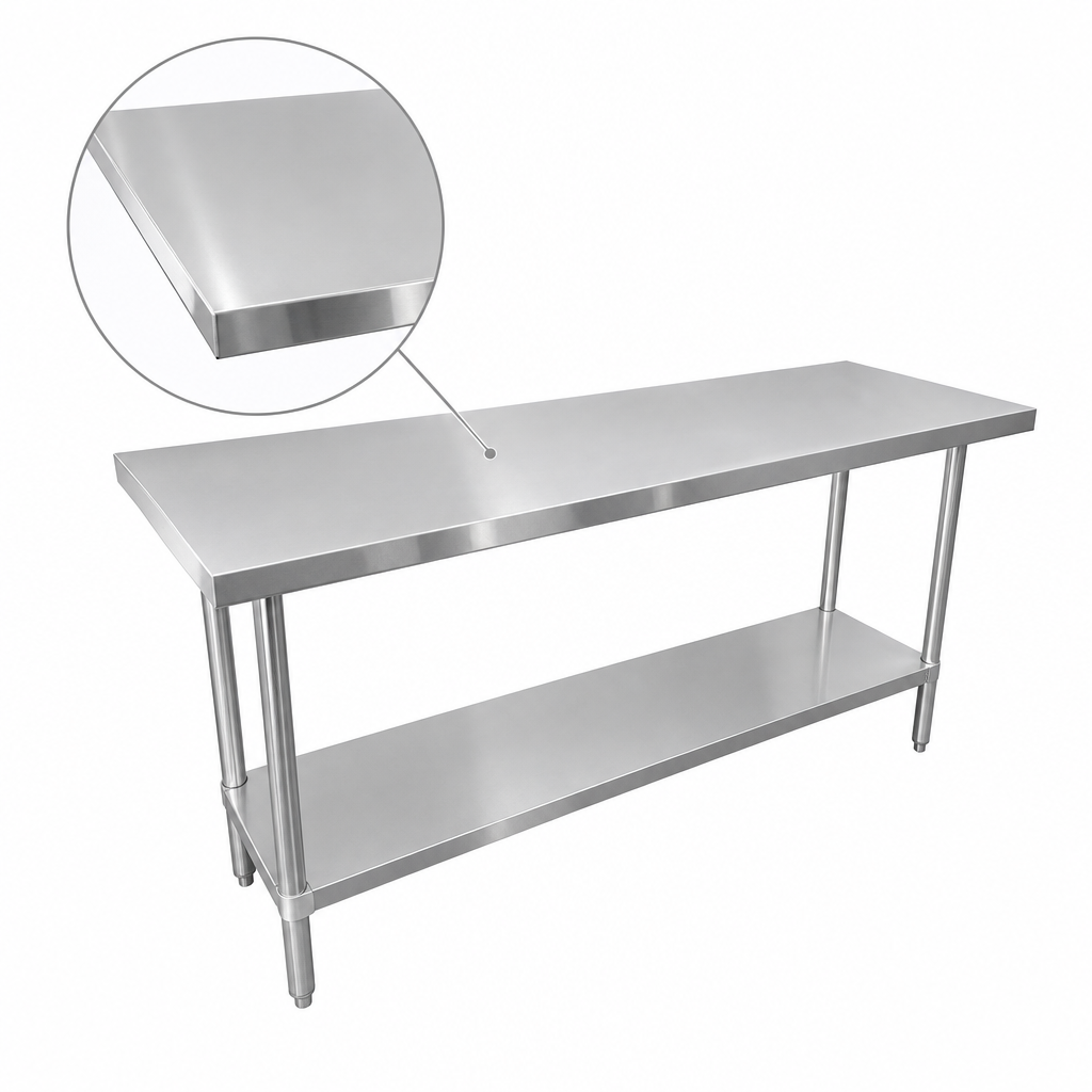 18-Gauge 18/430 Stainless Steel Top